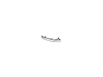 62330-2W311 Infiniti Grille Rad LH Illustration 1 of 1