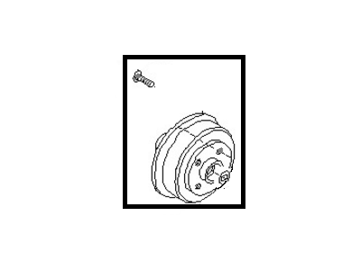 43202-61A10 Infiniti Drum Brake Rear Illustration 1 of 1