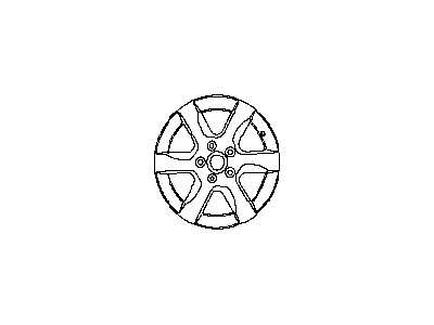 D0C00-3GP0A Infiniti Aluminum Wheel Illustration 1 of 1