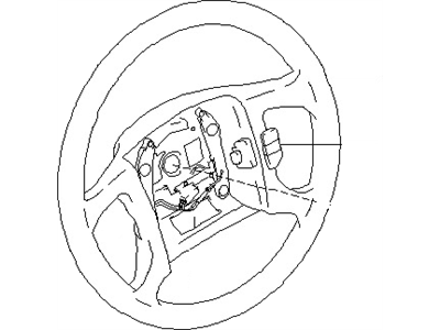 Infiniti 48430-48U62 Steering Wheel Assembly Without Pad