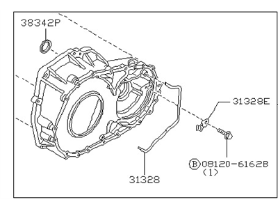 Infiniti 31300-31X11 Housing Assy-Converter