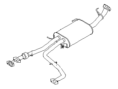 Infiniti QX4 Exhaust Pipe - 20100-2W610