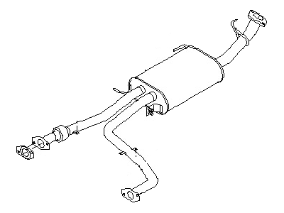 Infiniti QX4 Muffler - 20100-5W012