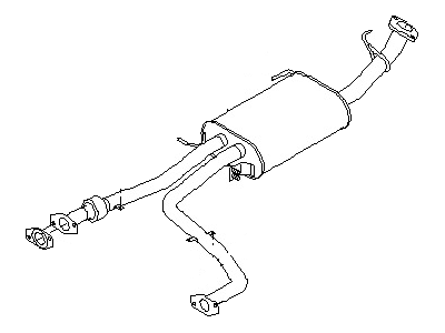 1998 Infiniti QX4 Muffler - 20100-1W301