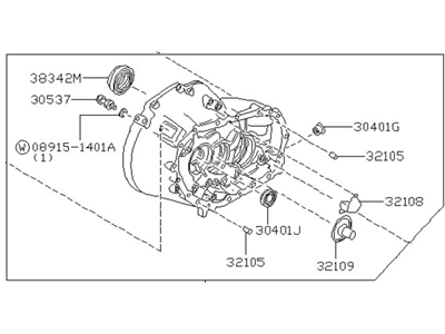 Infiniti Bellhousing - 30400-31U01