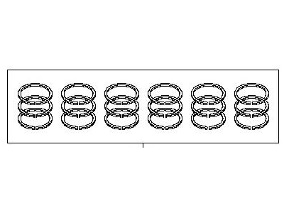 2018 Infiniti Q50 Piston Ring Set - 12033-JK20D