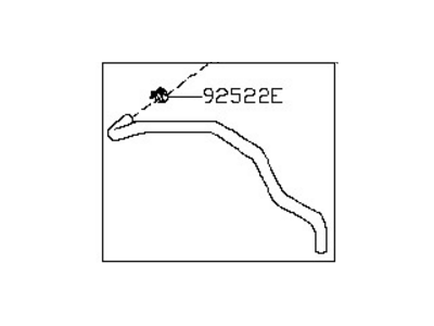 Infiniti 92410-7S000 Hose-Heater,Outlet