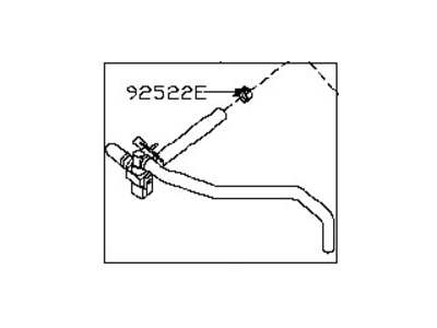 Infiniti 92400-ZC300 Hose-Heater,Inlet