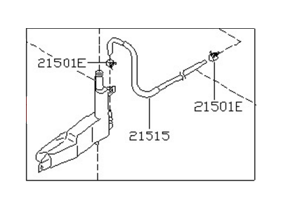 2002 Infiniti QX4 Coolant Reservoir - 21710-4W000