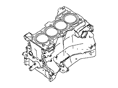 Infiniti 10103-9HP0A Engine-Short