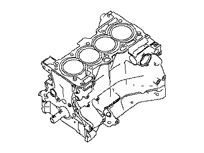 Infiniti 10103-3NT0A Engine-Short