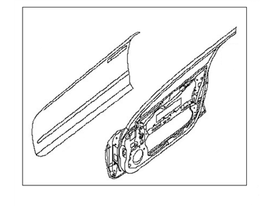 Infiniti H0101-40U30 Door-Front,LH