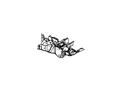 Infiniti 75170-0W000 Extension-Front Side Member,Front RH