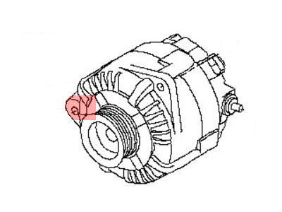 2018 Infiniti QX60 Alternator - 23100-9UA0A