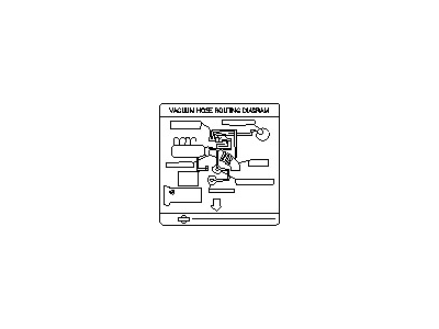 Infiniti 22304-56U10 Label-Vacuum Piping