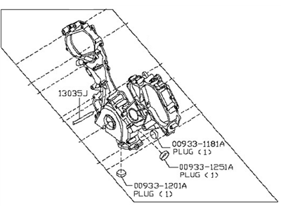 Infiniti QX56 Timing Cover - 13500-7S000