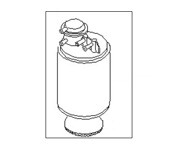 Infiniti 14950-F5400 CANISTER Assembly EVAPORATION