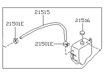 1996 Infiniti I30 Coolant Reservoir - 21710-31U00