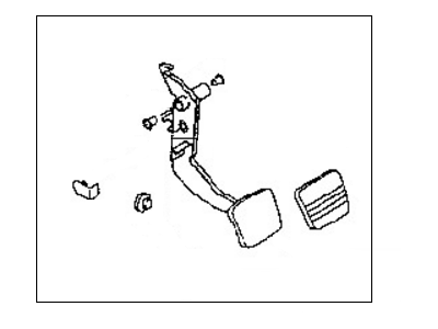 Infiniti 46540-40U00 Pedal Assy-Clutch