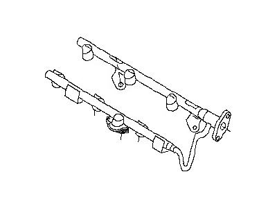 2015 Infiniti QX60 Fuel Rail - 17521-JA10D