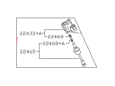 1997 Infiniti J30 Ignition Coil - 22448-30P02