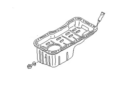 Infiniti G20 Oil Pan - 11111-2J200