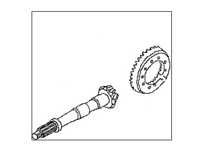 Infiniti 38100-0F36A Gear Set-Final Drive