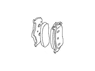 2008 Infiniti QX56 Brake Pad Set - 44060-ZC026