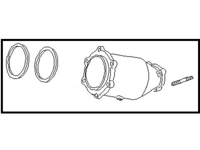 Infiniti QX4 Catalytic Converter - B08A0-0W500