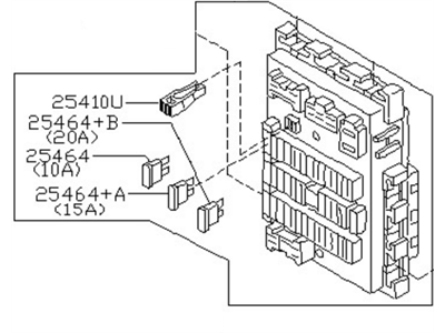 Infiniti I35 Fuse Box - 24350-3Y300