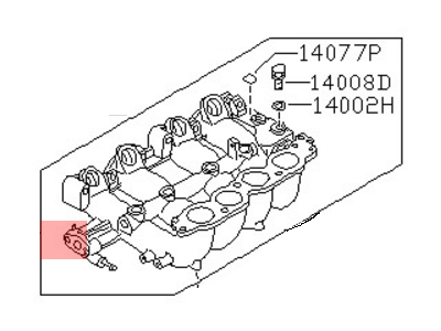 Infiniti 14001-62J00 Manifold Assy-Intake