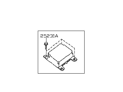 Infiniti 98820-ZC39A Sensor-Side AIRBAG Center