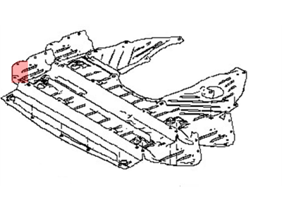 Infiniti 75890-4RA1D Cover-Under,Engine 75890-4RA1D Infiniti Cover-Under,Engine Illustration 1 of 1