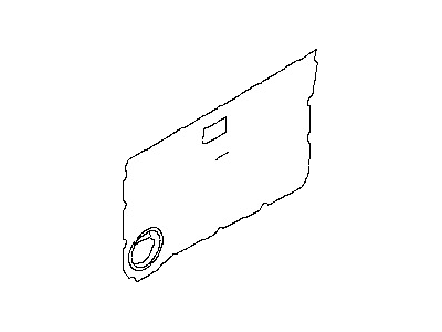 Infiniti 80861-ZW00A Screen Seal FLH