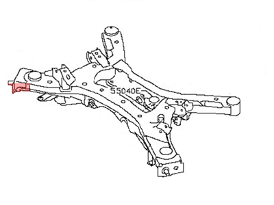 2019 Infiniti QX60 Rear Crossmember - 55400-3KD0E