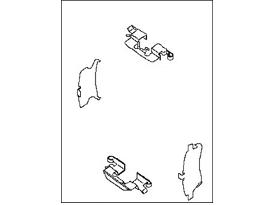 Infiniti 44080-54C25 Hardware Brake