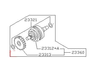 1996 Infiniti J30 Starter Drive - 23312-30P10