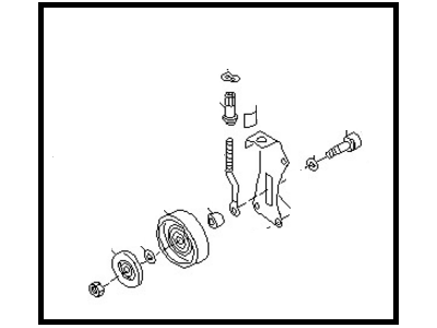 Infiniti 11925-31U00 Pulley Assy-Idler,Compressor