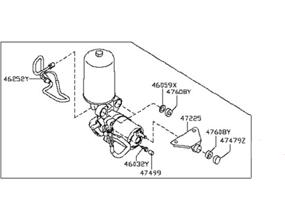 Infiniti QX80 Brake Booster - 47210-1LA0A