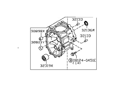 Infiniti 32130-CD400 Extension Assy-Rear