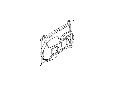 Infiniti 21483-31U00 Shroud Assy-Radiator