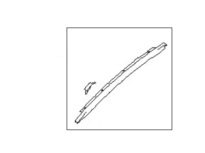 Infiniti 72760-40U10 Molding-WNDSHLD RH