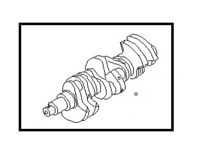 1998 Infiniti QX4 Crankshaft - 12200-0W000