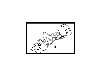 1997 Infiniti J30 Crankshaft - 12200-30P20