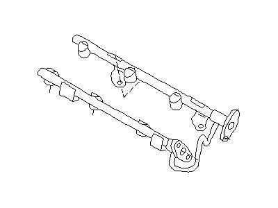 2009 Infiniti M35 Fuel Rail - 17521-AC70A