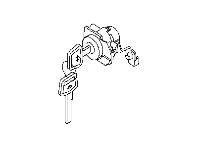 Infiniti H0601-7Y026 Cylinder Set-Door Lock,L