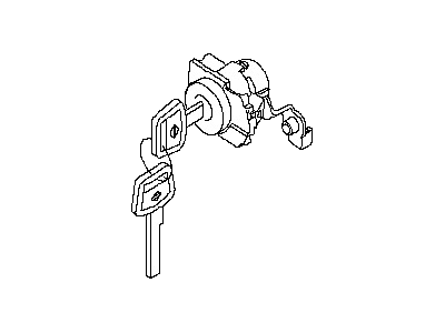 Infiniti QX56 Door Lock Cylinder - H0601-7Y026