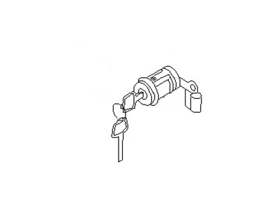 Infiniti I30 Door Lock Cylinder - 80600-40U25