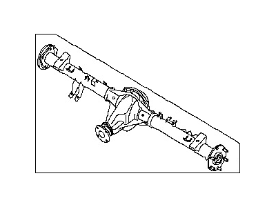Infiniti 43003-EB30A Rr Axle Assembly,W/O Brake 43003-EB30A Infiniti Rr Axle Assembly,W/O Brake Illustration 1 of 1
