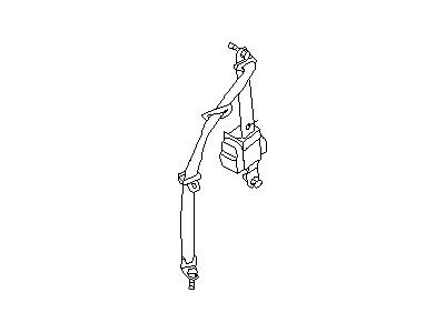 Infiniti QX4 Seat Belt - 88844-4W900